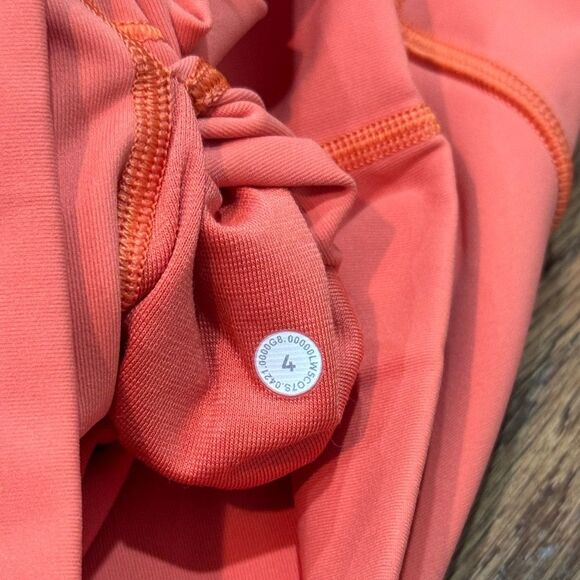EUC Lululemon Wunder Under High-Rise Tight 25" Full-On Luxtreme Warm Coral sz 4 - Picture 2 of 5